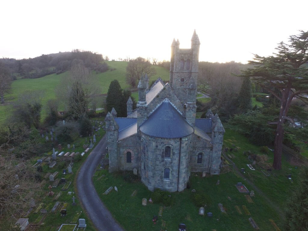 arial view of christ church east end